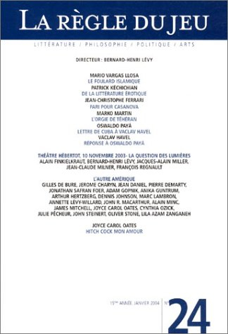 Règle du jeu (La), n° 24. L'autre Amérique