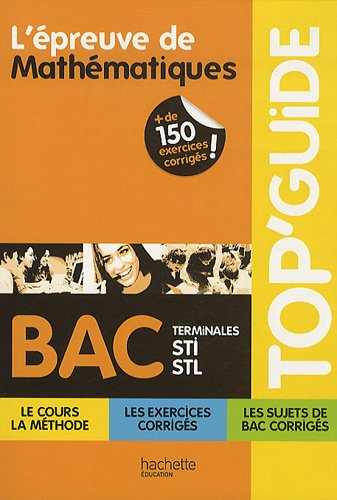 L'épreuve de mathématiques bac terminales STI-STL