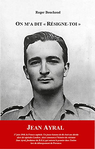 On m'a dit résigne-toi...