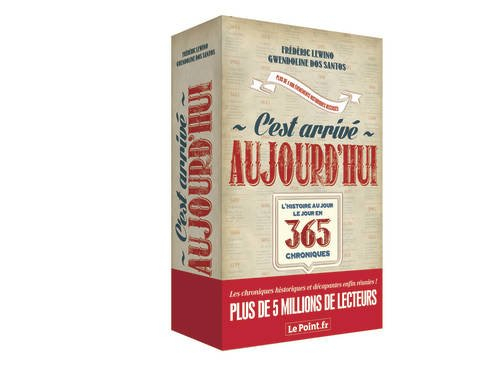 C'est arrivé aujourd'hui : l'histoire au jour le jour en 365 chroniques : plus de 4.000 événements h
