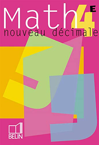 Nouveau décimale math, 4e