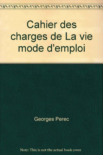 cahier des charges de
