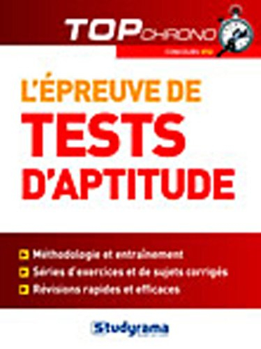 Les tests d'aptitude, concours IFSI