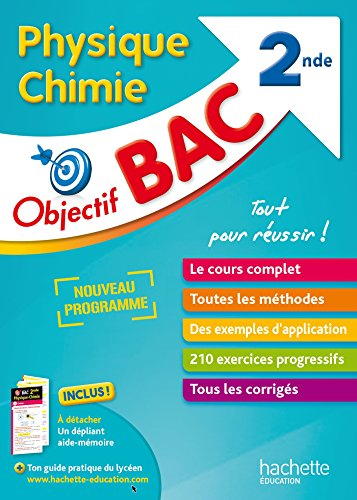 Physique chimie 2de : nouveau programme