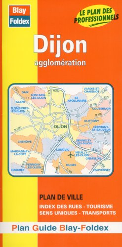 Plan de ville : Dijon (avec un index)