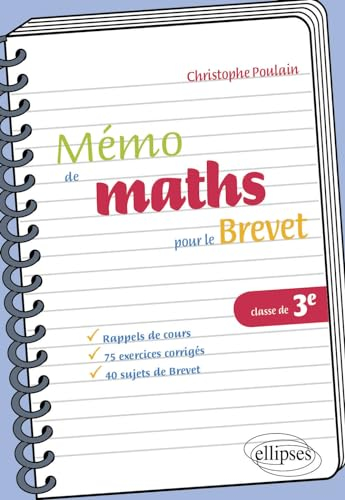 Mémo de maths pour le brevet : classe de 3e