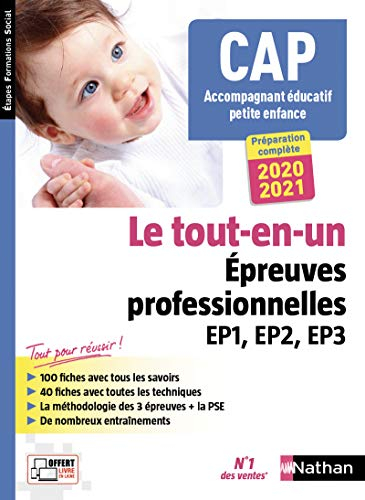 CAP accompagnant éducatif petite enfance : le tout-en-un épreuves professionnelles EP1, EP2, EP3 : 2