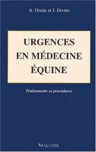 Urgences en médecine équine : traitement et procédures