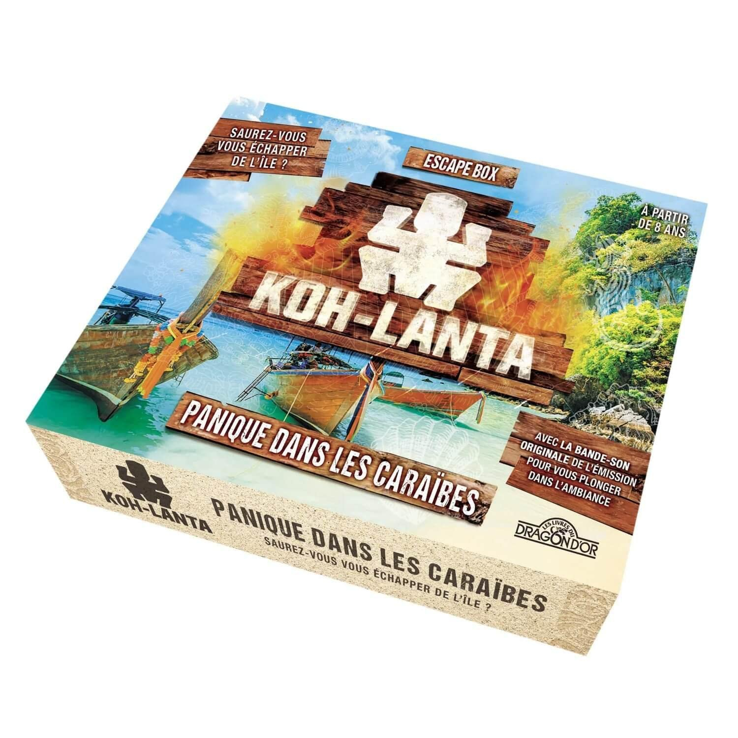 Koh-Lanta : panique dans les Caraïbes : escape box