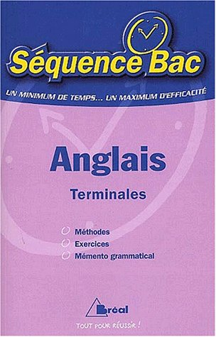 Anglais terminales