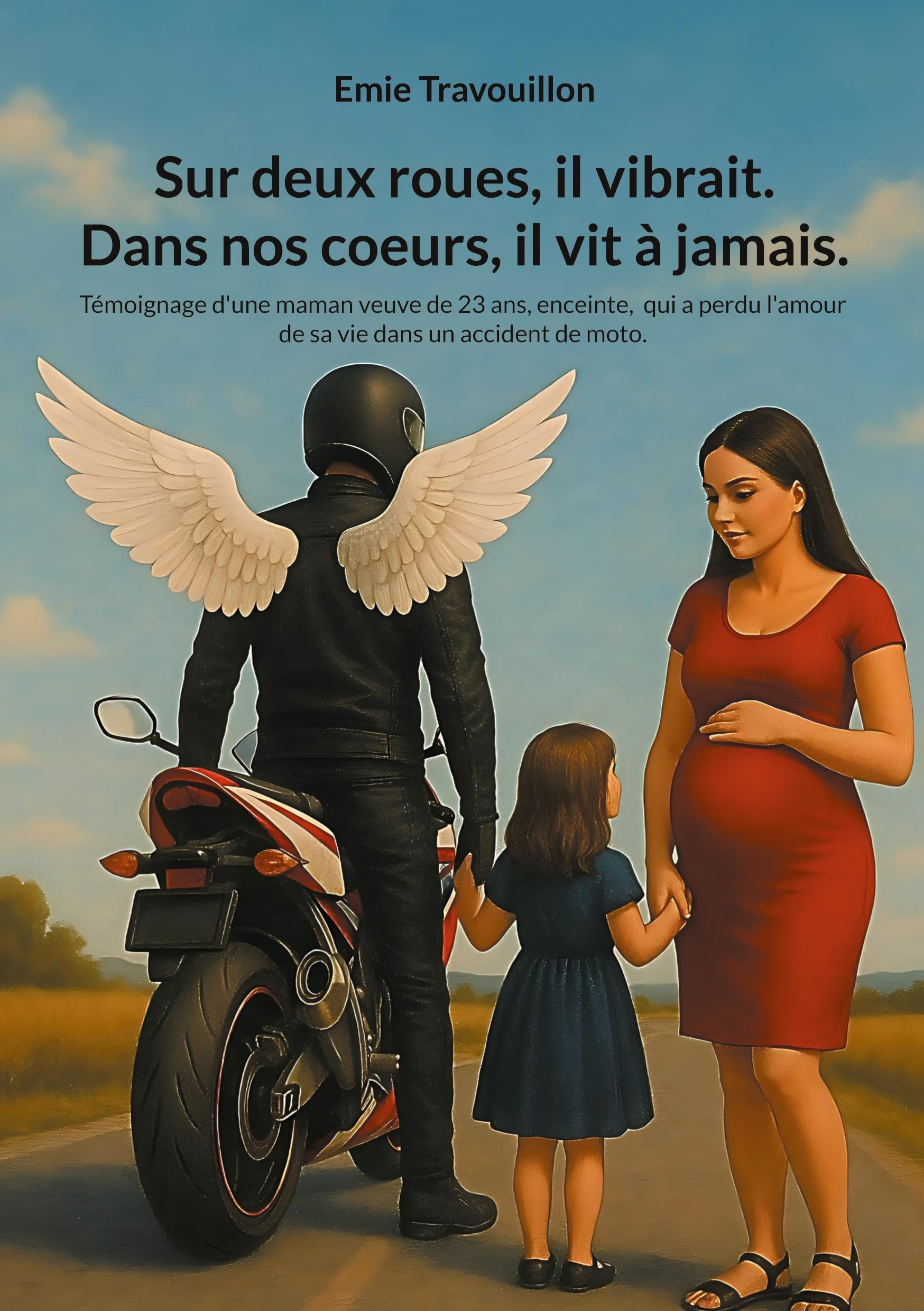 Sur deux roues, il vibrait. Dans nos coeurs, il vit à jamais. : Témoignage d'une maman veuve de 23 a