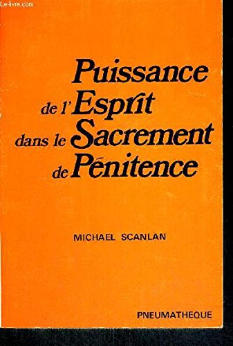 puissance de l'esprit dans le sacrement de pénitence