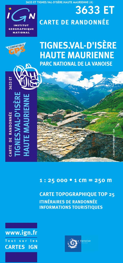 Val d'Isere/Haute Maurienne GPS: IGN.3633ET