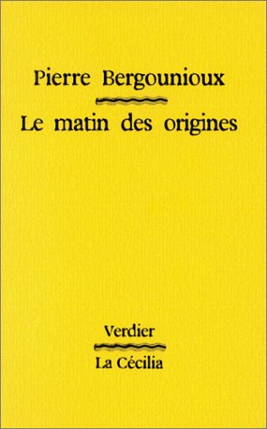 Le matin des origines