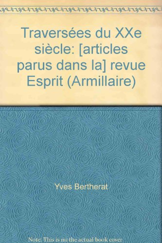 Traversées du XXe siècle