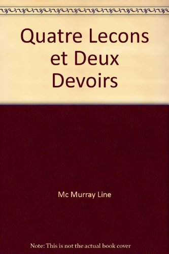 Quatre Lecons et Deux Devoirs de Pataphysique