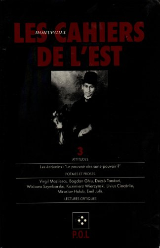 Nouveaux Cahiers de l'Est (Les), n° 3. Le Pouvoir des sans-pouvoir ? : les écrivains