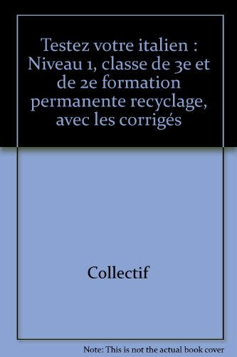 Testez votre italien