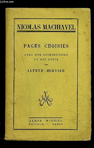 pages choisies avec une introduction et des notes