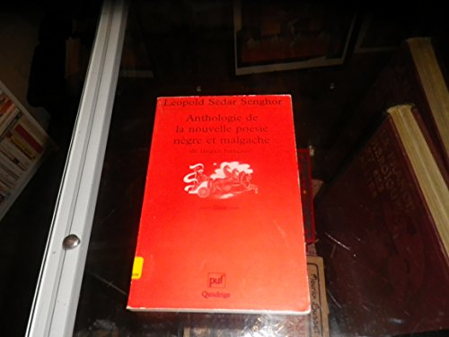 anthologie de la nouvelle poésie nègre et malgache de langue française