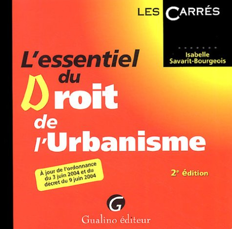 l'essentiel du droit de l'urbanisme