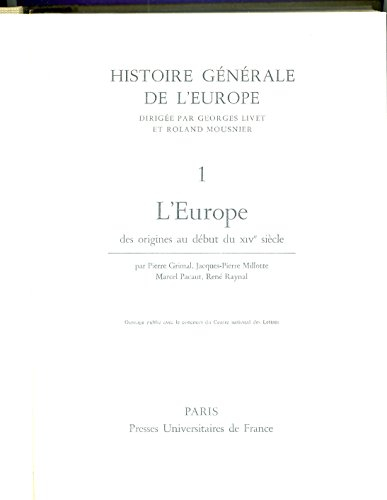 Histoire générale de l'Europe. Vol. 3. L'Europe de 1789 à nos jours