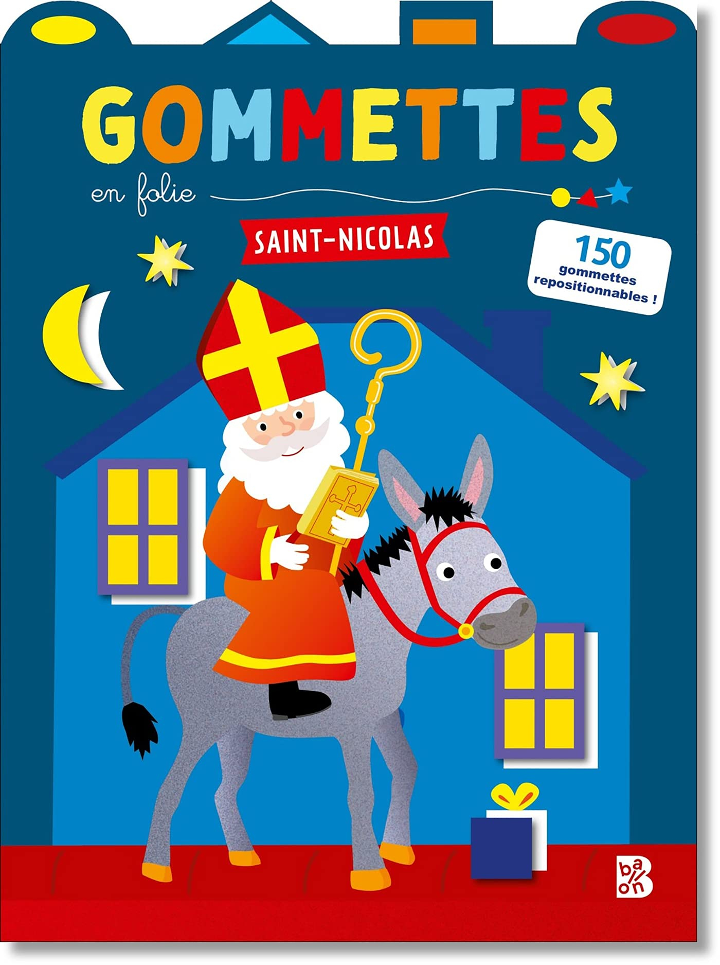 Gommettes en folie : Saint-Nicolas : 150 + gommettes repositionnables !