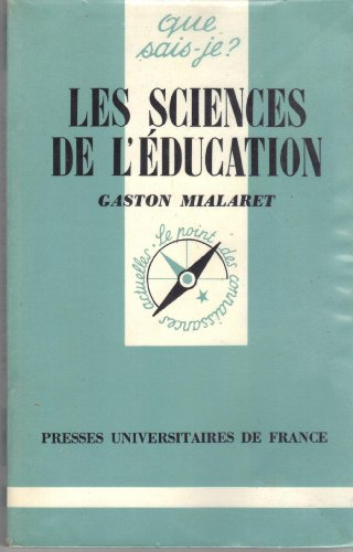 les sciences de l'éducation
