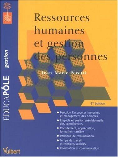 Ressources humaines et gestion des personnes