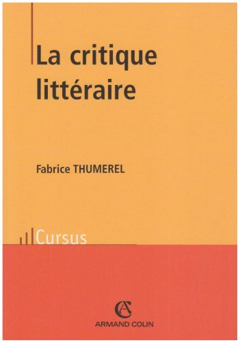 La critique littéraire