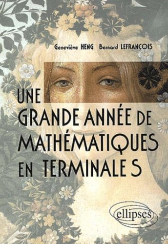 Une grande année de mathématiques en terminale S