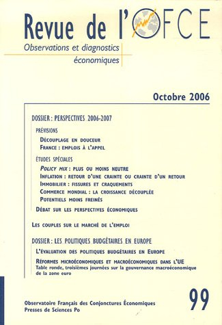 Revue de l'OFCE, n° 99