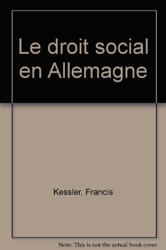 le droit social en allemagne