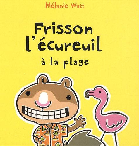 Frisson l'écureuil à la plage