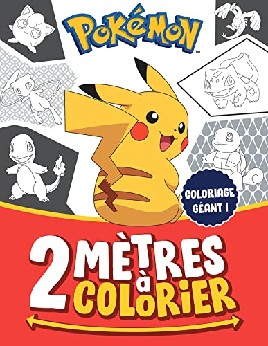 Pokémon : 2 mètres à colorier