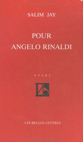 Pour Angelo Rinaldi