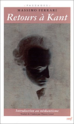 Retours à Kant : introduction au néo-kantisme