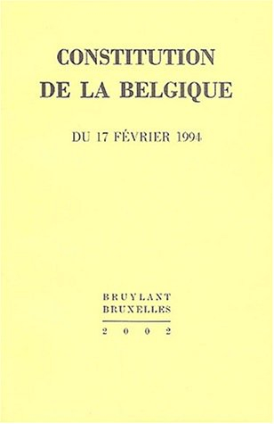 Constitution de la Belgique du 17 février 1994