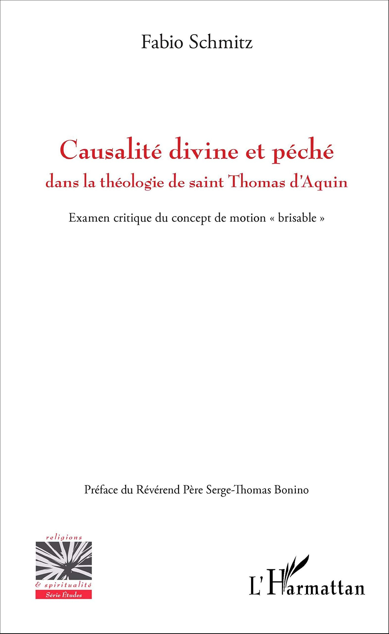 Causalité divine et péché dans la théologie de saint Thomas d'Aquin : examen critique du concept de 