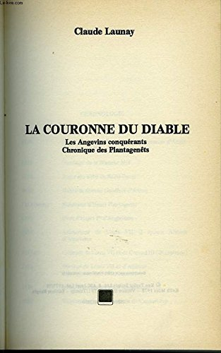 la couronne du diable : les angevins conquérants, chronique des plantagenêts (club pour vous hachett