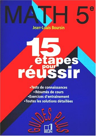 Math 5e : 15 étapes pour réussir