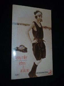Lettres à Anaïs Nin
