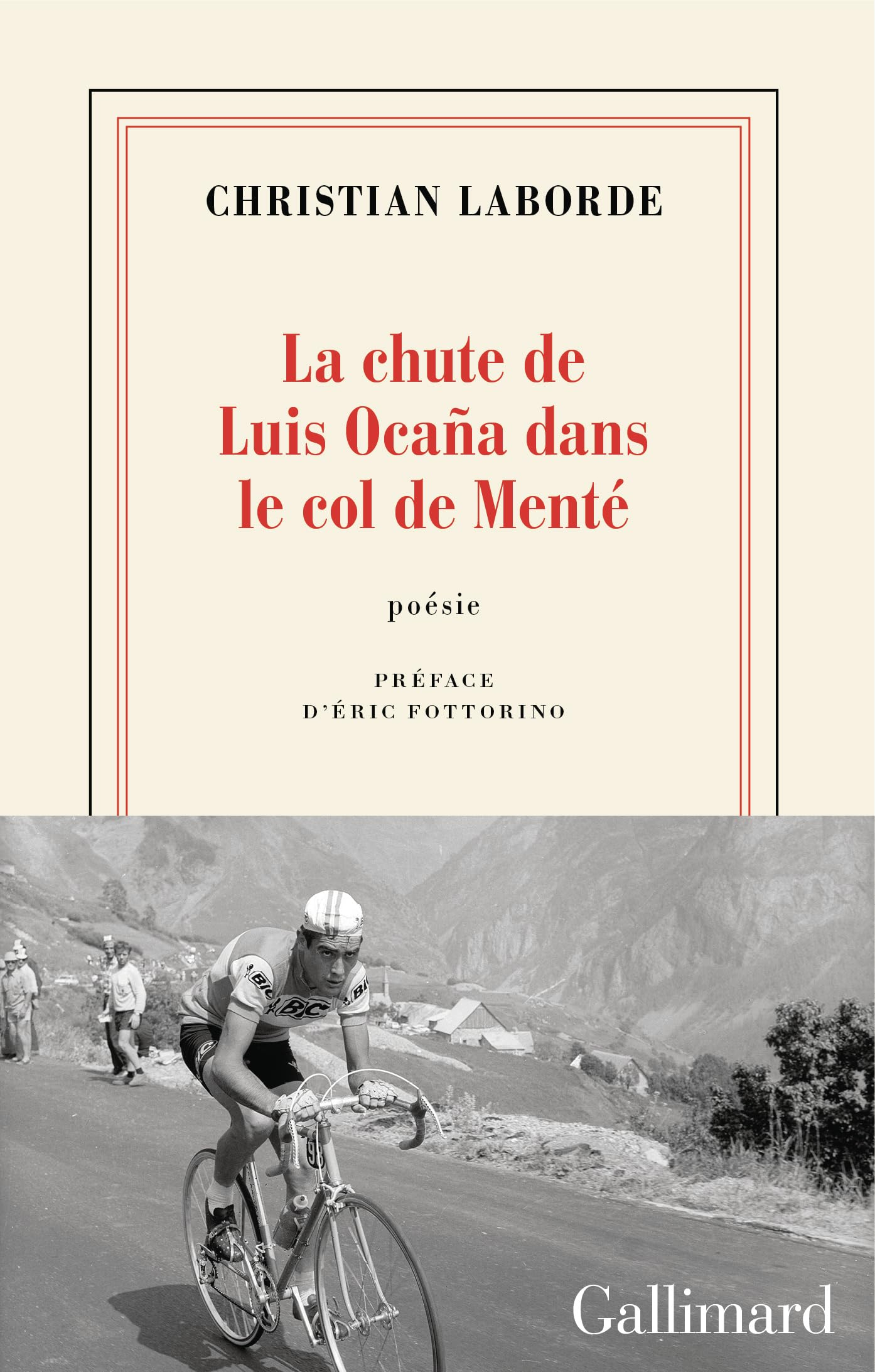La chute de Luis Ocana dans le col de Menté