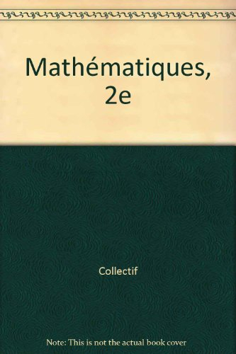 Mathématiques, 2e