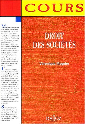droit des sociétés, 1re édition