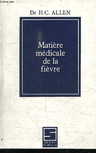 Matière médicale de la fièvre
