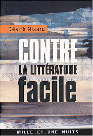 Contre la littérature facile