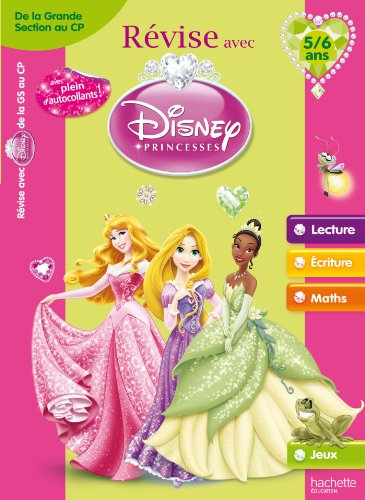 Révise avec Disney Princesses : de la grande section au CP, 5-6 ans