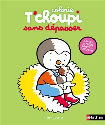 Colorie T'choupi sans dépasser : chaton