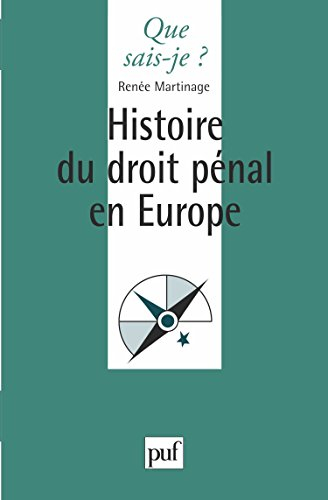 Histoire du droit pénal en Europe